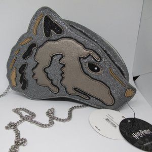 Harry Potter Hufflepuff Crossbody SilverGold Purse